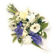 Mixed Sheaf White &amp; Blue